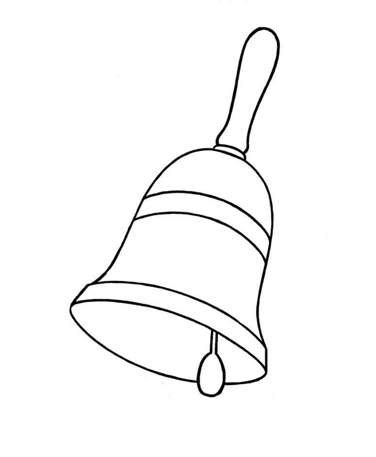 Dibujo de Campana Básica para Colorear y Imprimir