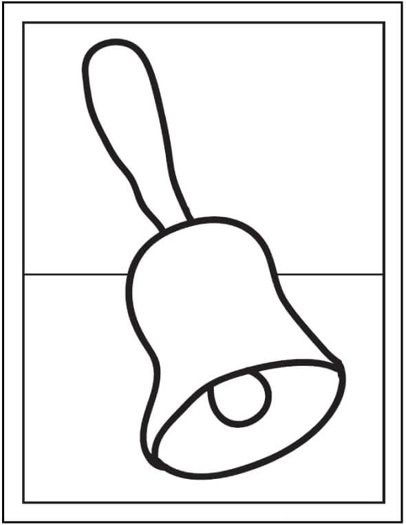 Dibujo de Campana de Dibujo para Colorear y Imprimir