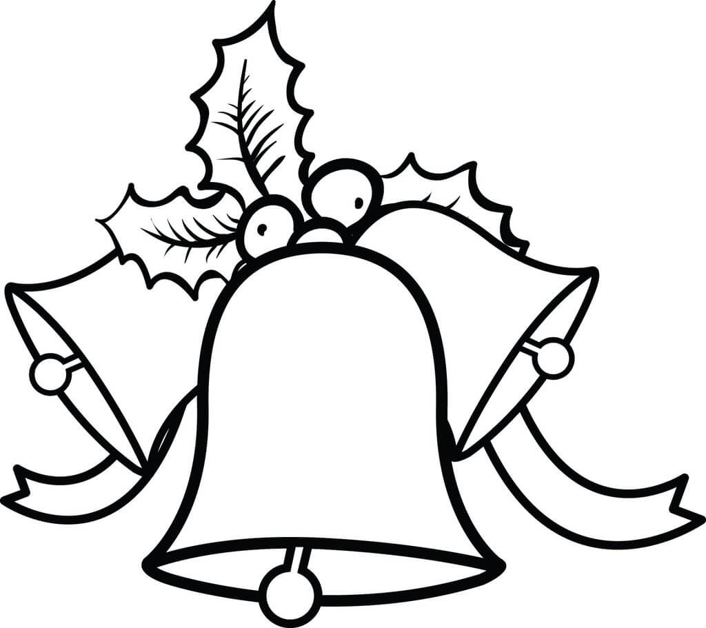 Dibujo de Tres Campana para Colorear y Imprimir