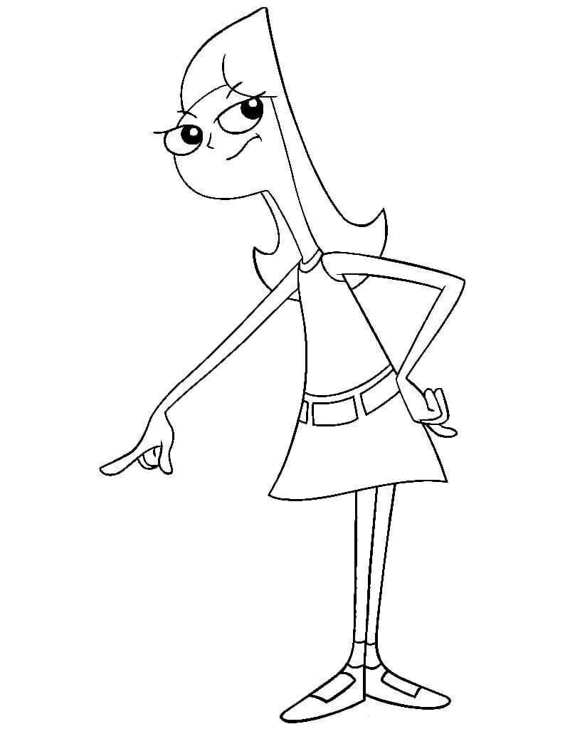 Dibujo de Candace Perfecta para Colorear y Imprimir