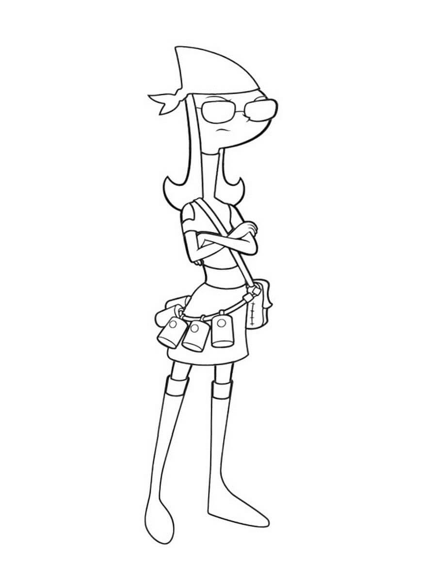 Dibujo de Genial Candace para Colorear y Imprimir