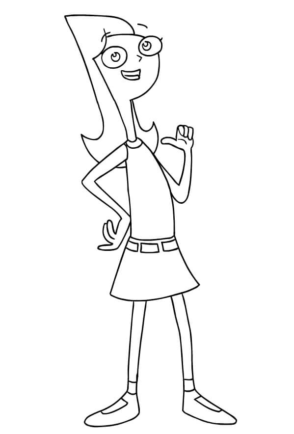 Dibujo de Impresionante Candace para Colorear y Imprimir