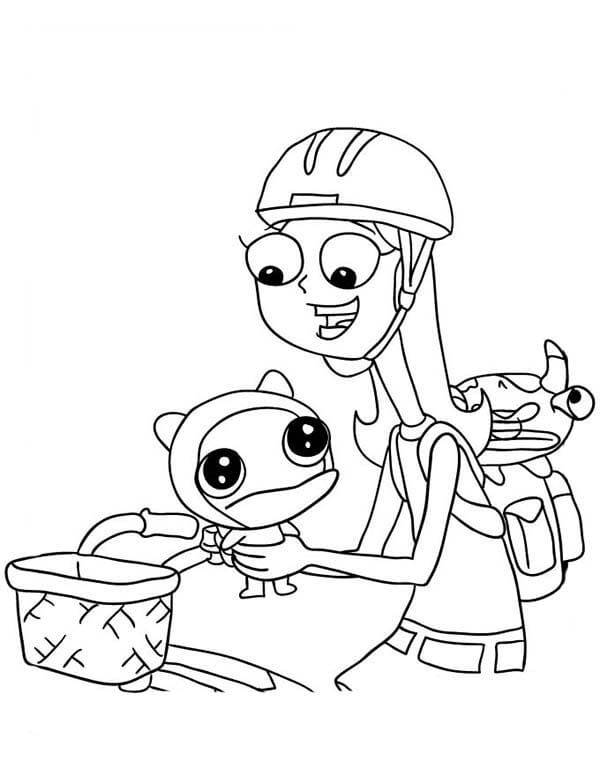 Dibujo de Increíble Candace para Colorear y Imprimir