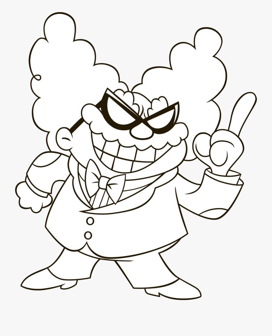 Dibujo de Sonriente para Colorear y Imprimir