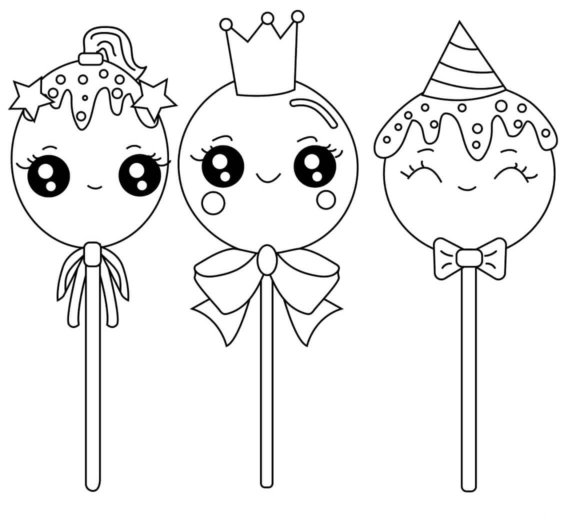 Caramelo para Colorear