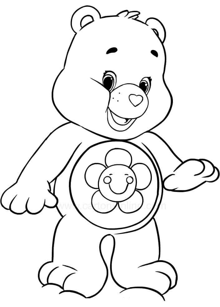 Dibujo de Oso de La Armonía para Colorear y Imprimir