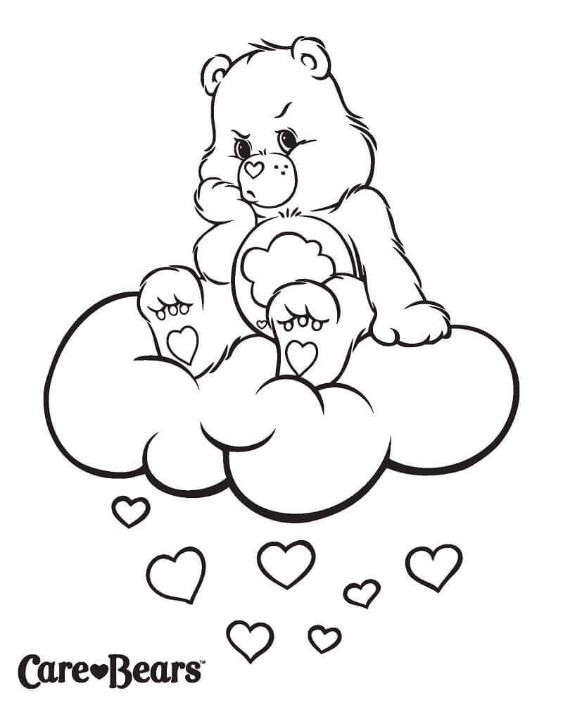 Dibujo de Oso Gruñón 3 para Colorear y Imprimir