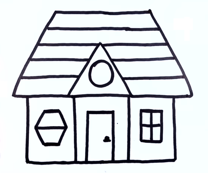 Casa para Colorear