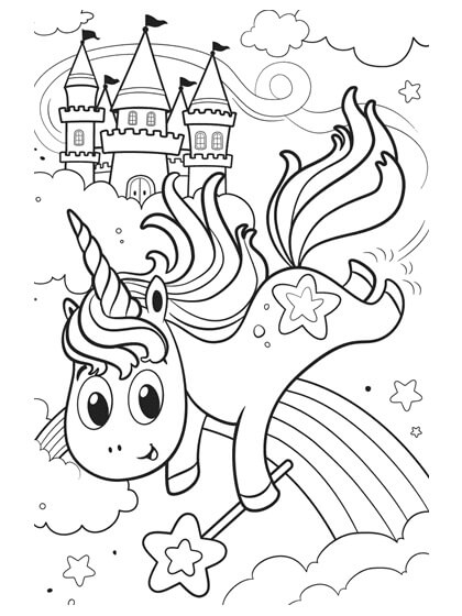 Castillo para Colorear