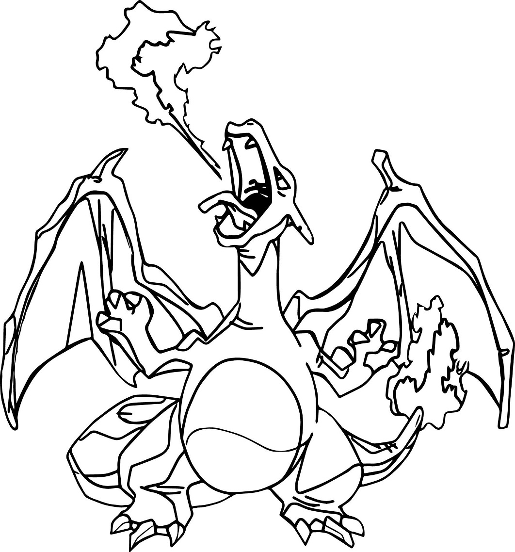 Dibujo de 1546476697 Charizard Coloring Page 88 With Charizard Coloring Page 1 para Colorear y Imprimir