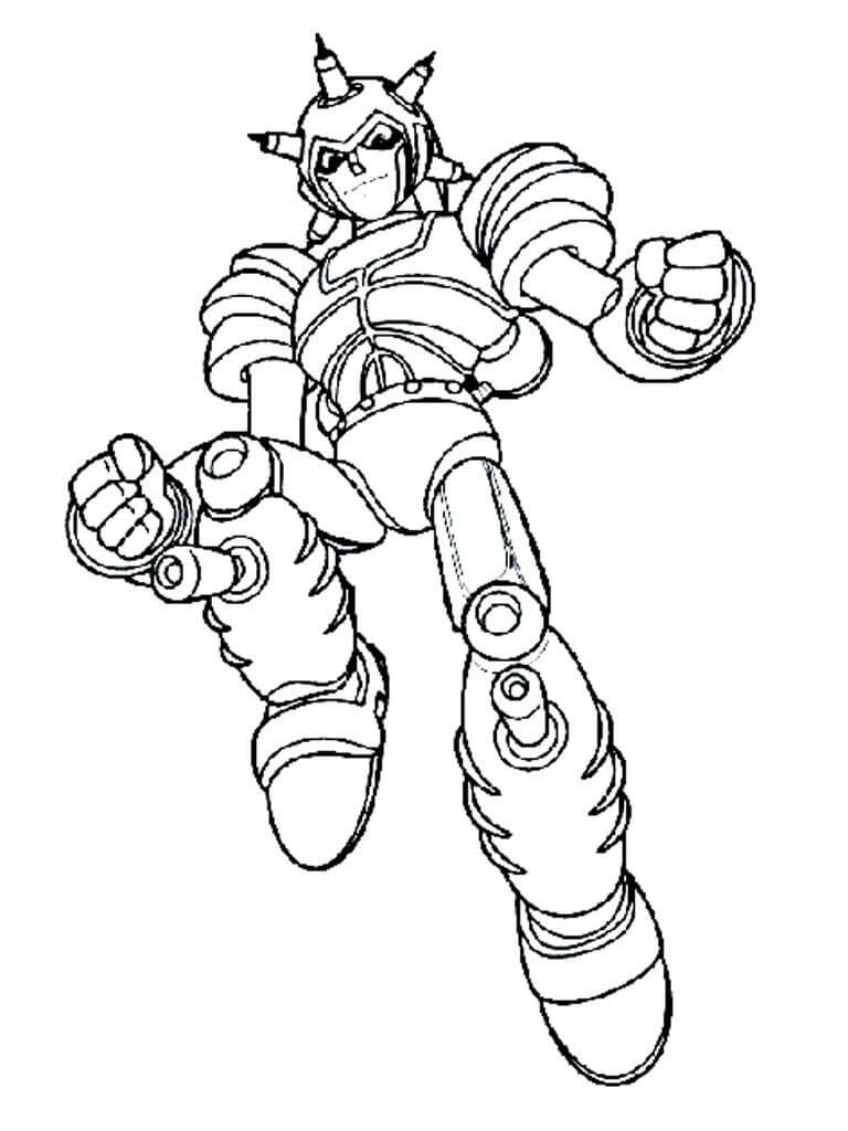 Dibujo de Dibujo de Chico Robot para Colorear y Imprimir