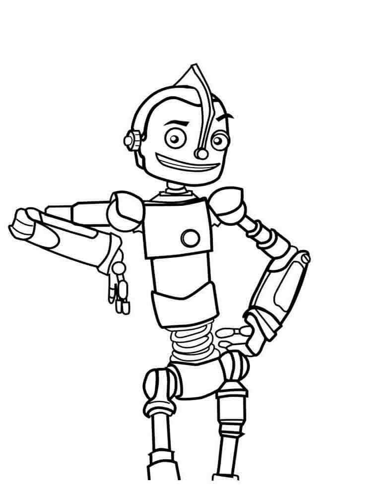 Dibujo de Robot Fun Png para Colorear y Imprimir