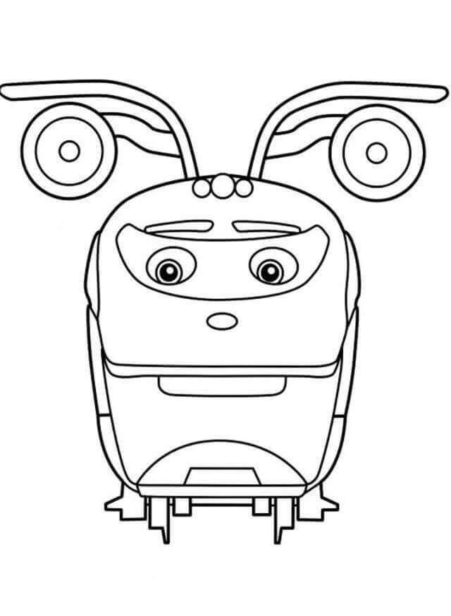 Dibujo de Acción Chugger de Chuggington para Colorear y Imprimir
