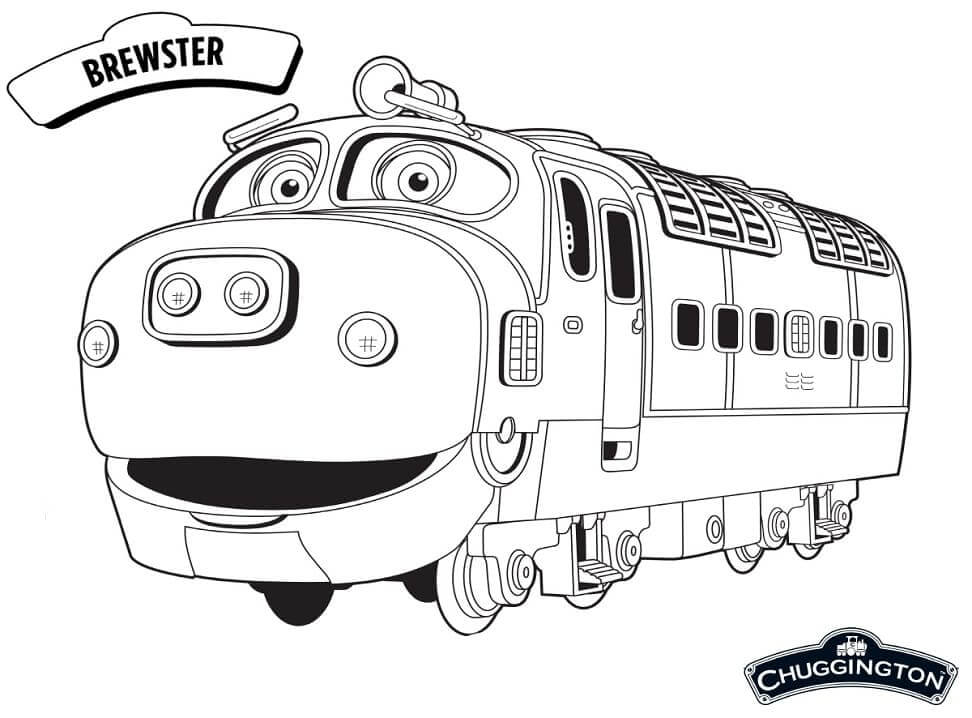 Dibujo de Brewster de Chuggington para Colorear y Imprimir