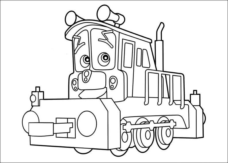 Dibujo de Calley Divirtiéndose para Colorear y Imprimir