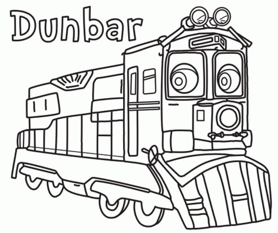 Dibujo de Dunbar de Chuggington para Colorear y Imprimir