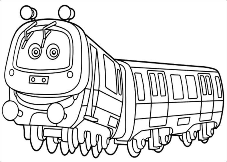 Dibujo de Emery Chuggington para Colorear y Imprimir