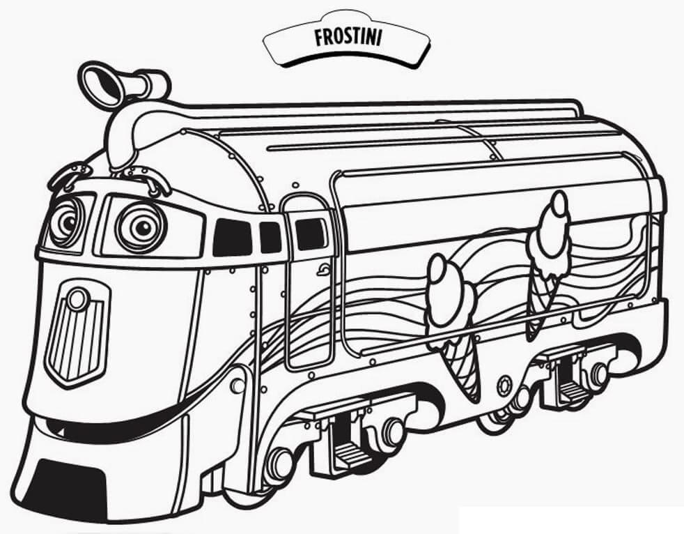 Dibujo de Frostini En Chuggington para Colorear y Imprimir