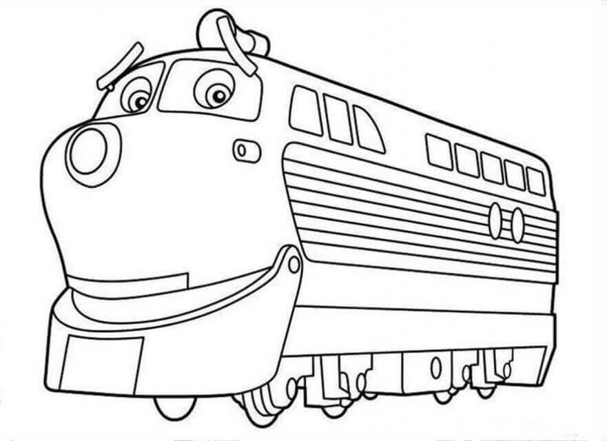 Dibujo de Koko de Chuggington para Colorear y Imprimir