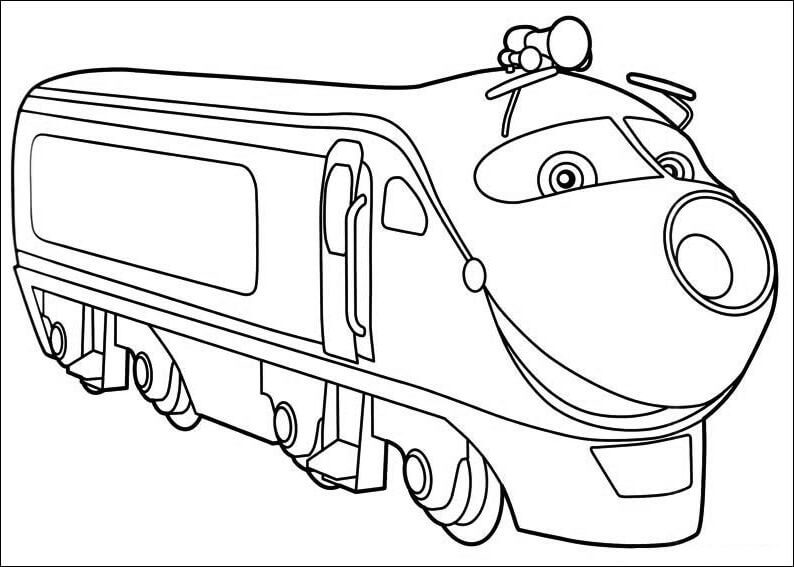 Dibujo de Koko Sonriendo para Colorear y Imprimir