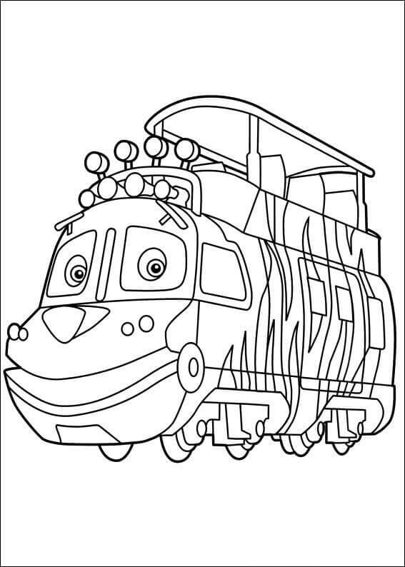 Dibujo de Mtambo de Chuggington para Colorear y Imprimir