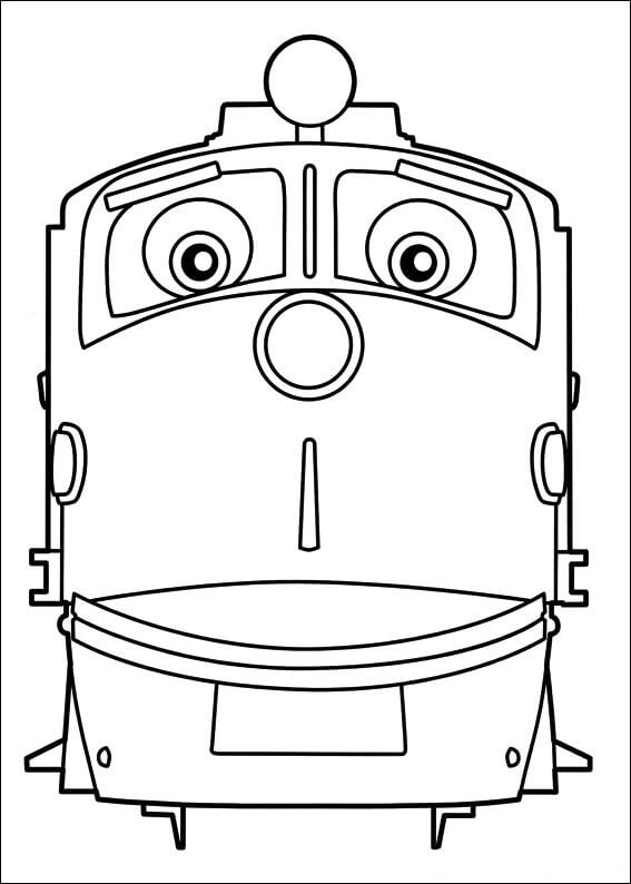 Dibujo de Skylar de Chuggington para Colorear y Imprimir