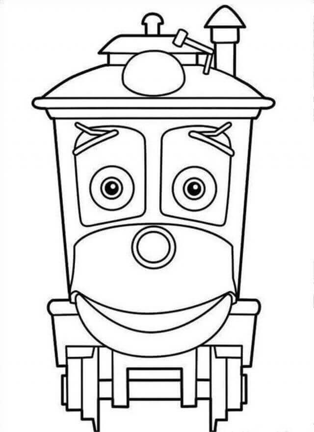 Dibujo de Zephie de Chuggington para Colorear y Imprimir