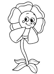 Dibujo de Clavel Cagney Sonriendo para Colorear y Imprimir