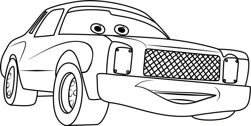 Dibujo de Happy Darrell Cartrip 1 para Colorear y Imprimir