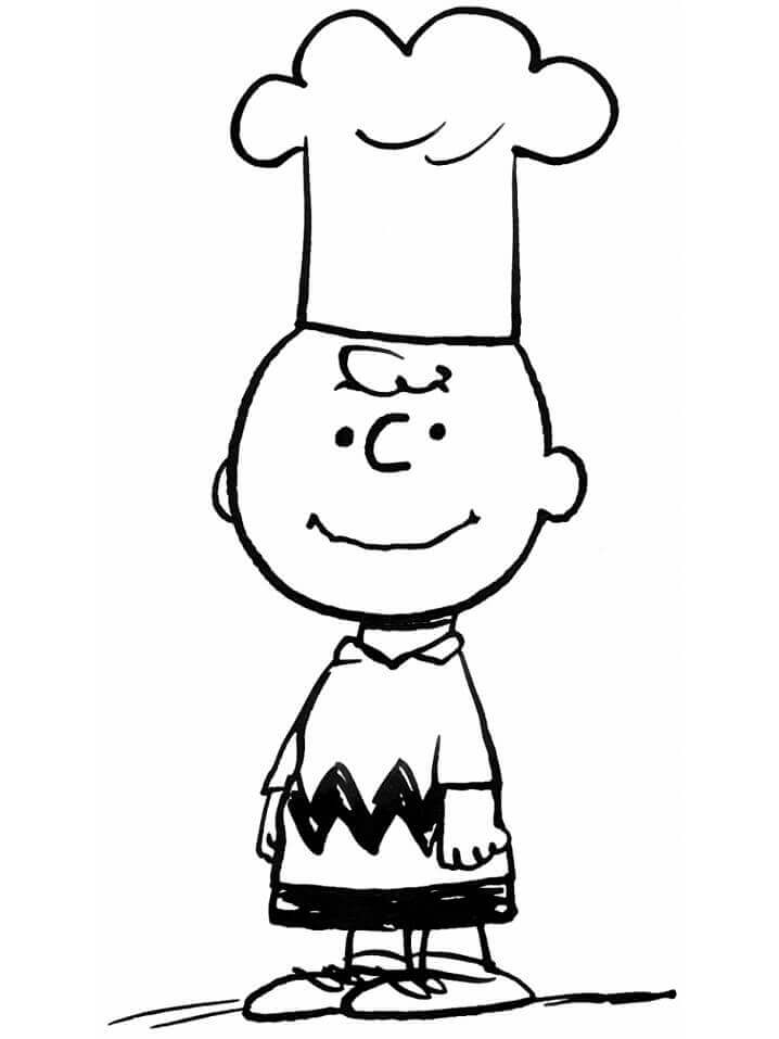 dibujo cocireno charlie brown para colorear