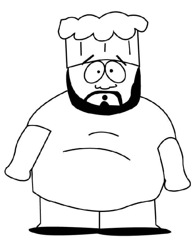 dibujo cocireno de south park para colorear