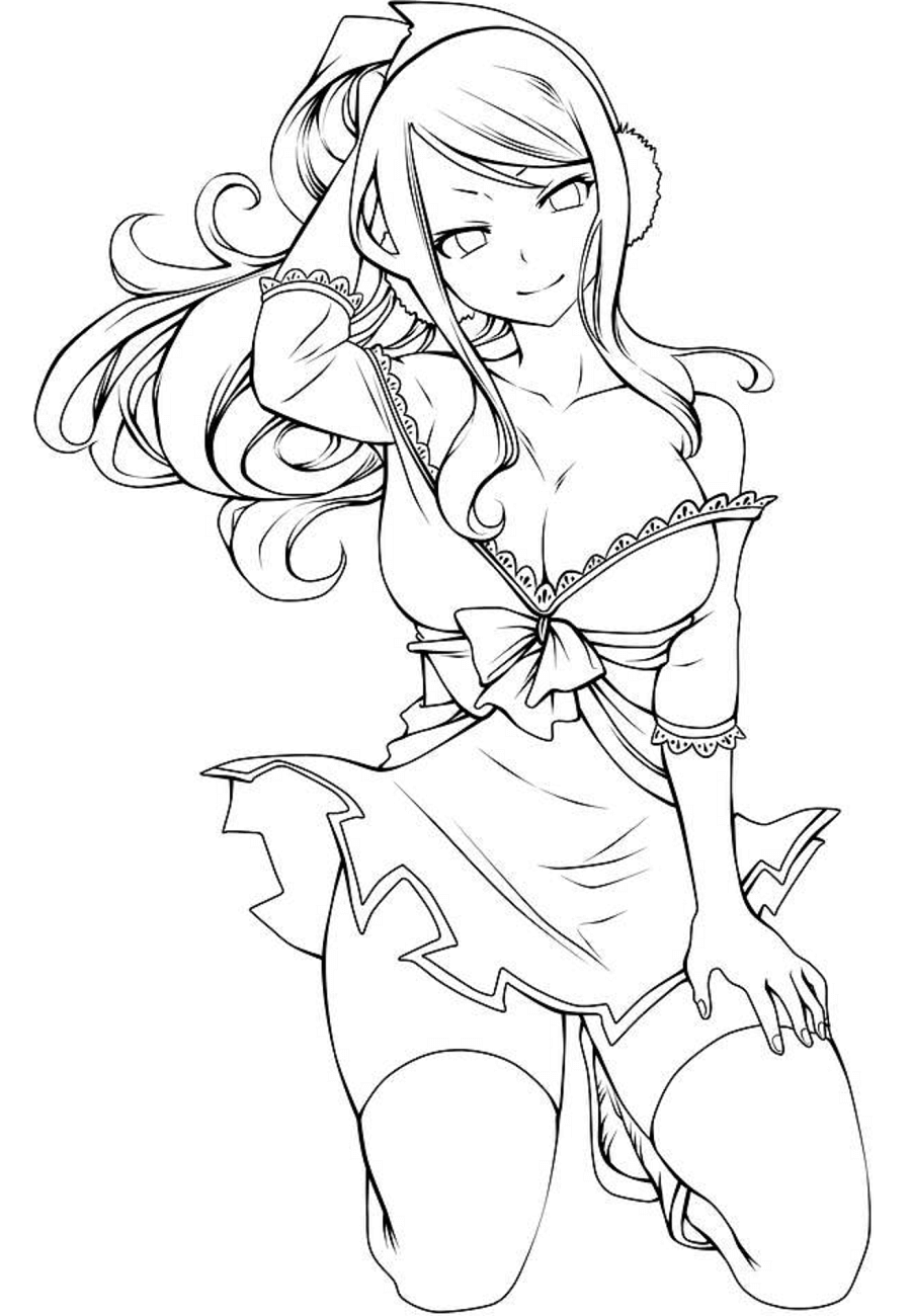 Dibujo de 1565313508 Fairy Tail Meredy By Minouze A4 para Colorear y Imprimir