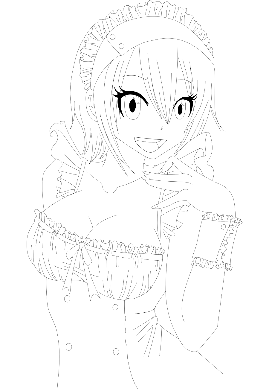 Dibujo de Arte de Los Fans de Lisanna Strauss para Colorear y Imprimir