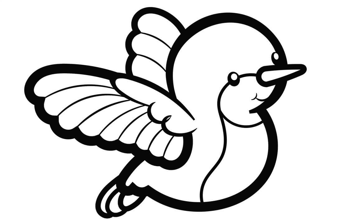 dibujo colibri es para adultos para imprimir y colorear