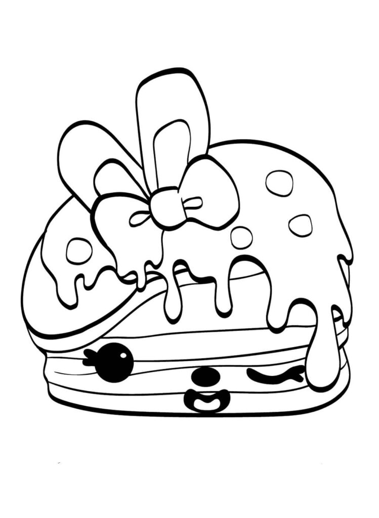 Dibujo Tortas De Bayas Para Colorear