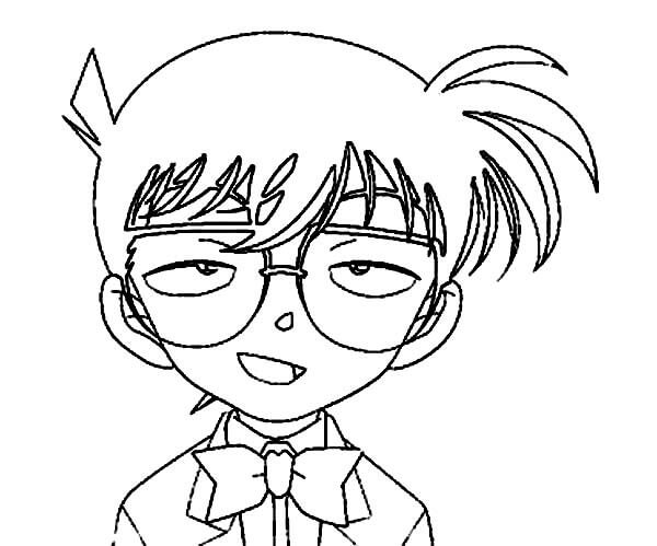 Dibujo de Conan Loco para Colorear y Imprimir