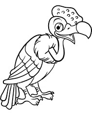 Dibujo de Cóndor ¡Feliz para Colorear y Imprimir