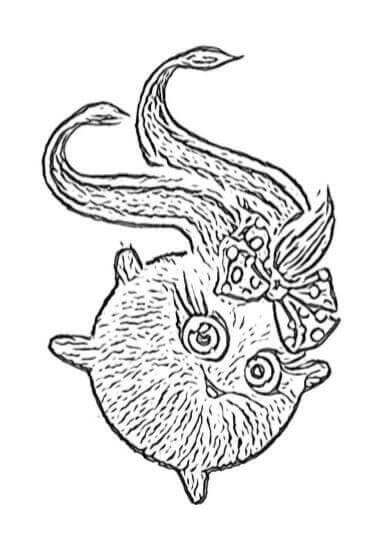 Dibujo de Adorables Conejitos Soleados para Colorear y Imprimir