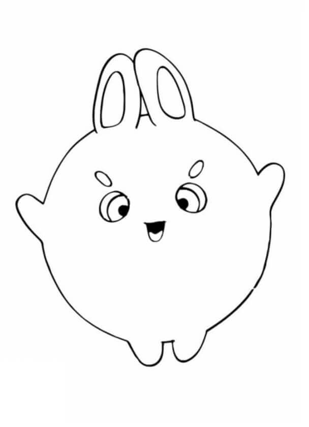 Dibujo de Conejitos Soleados Big Boo para Colorear y Imprimir