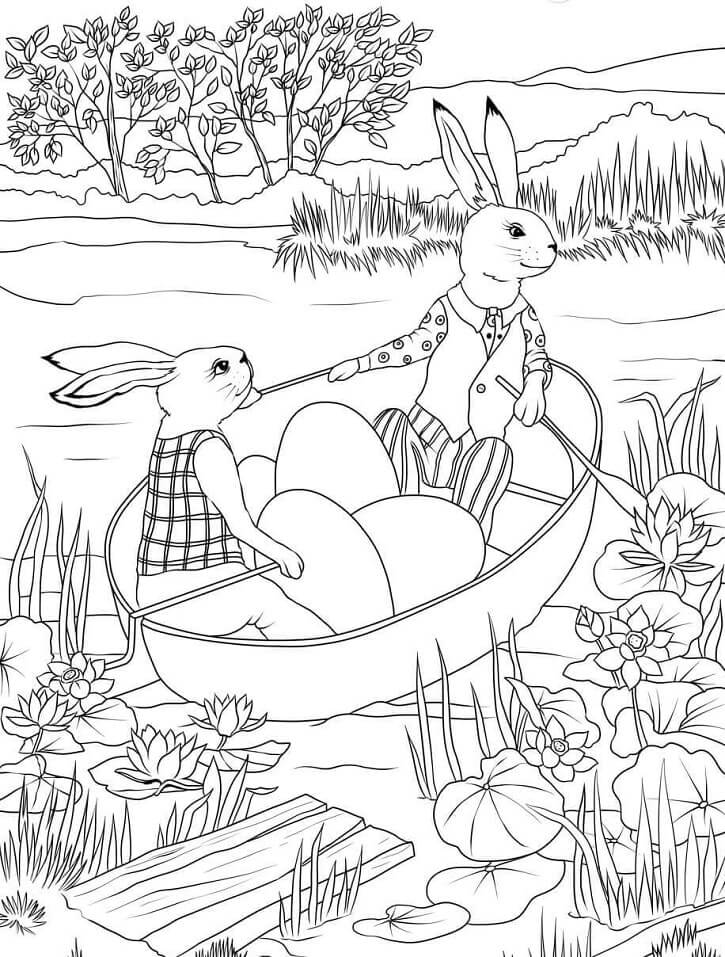 lindos conejos de pascua