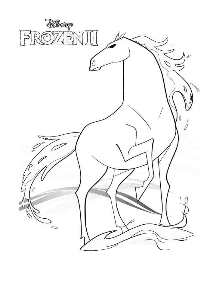 Dibujo de Nokk Congelado 2 para Colorear y Imprimir