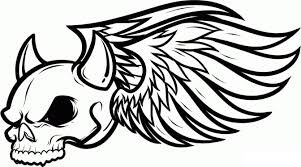 Dibujo de Dibujo de Calavera para Colorear y Imprimir