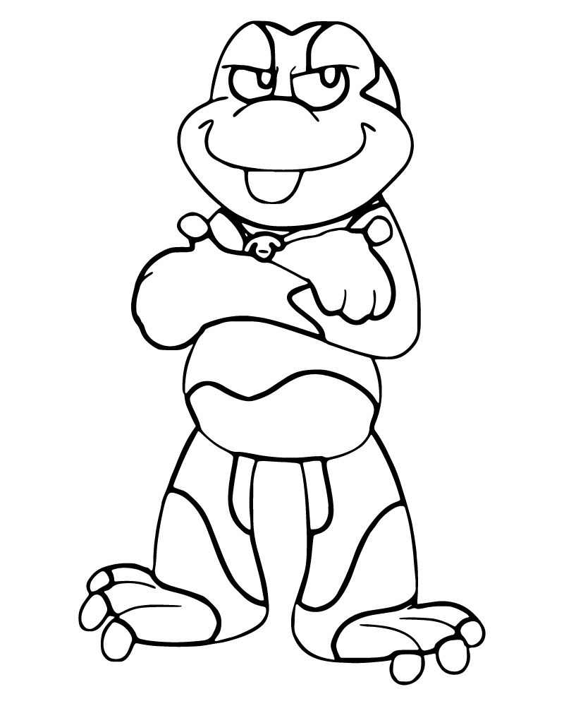 Dibujo de Printable Nightmare Critters Coloring Sheet para Colorear y Imprimir