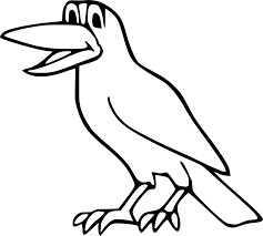 dibujo cuervo
