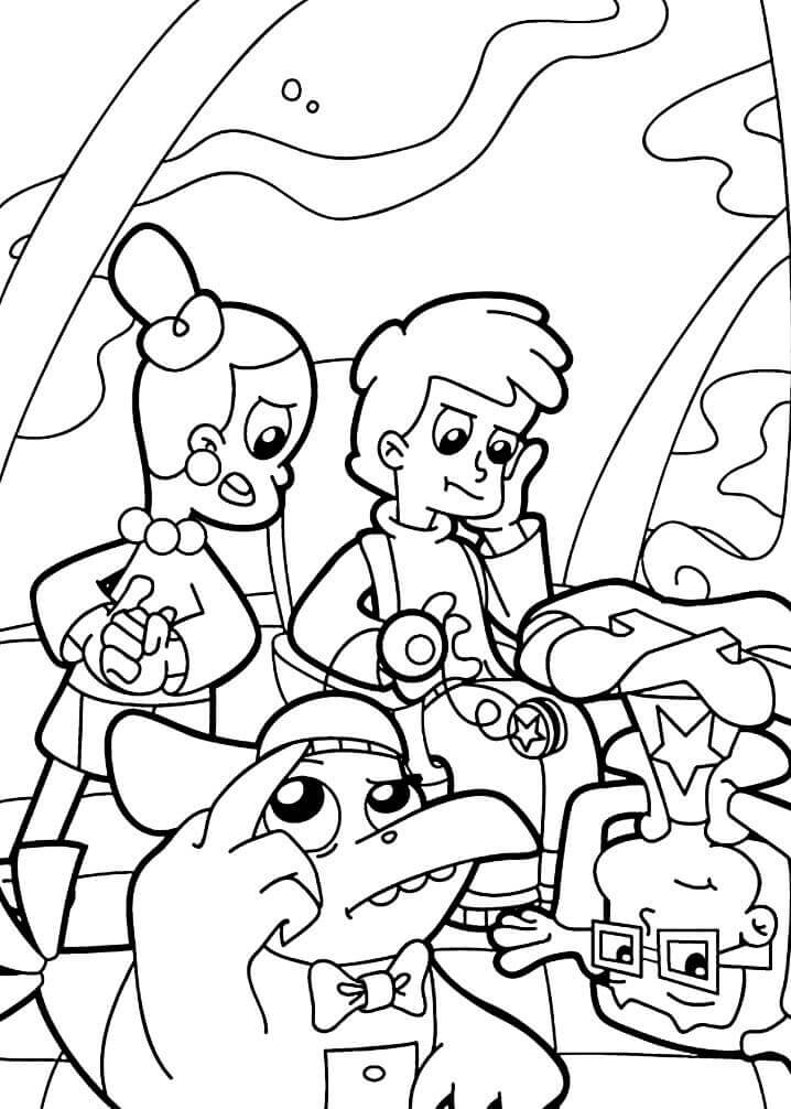 Dibujo de Cyberchase 2 para Colorear y Imprimir
