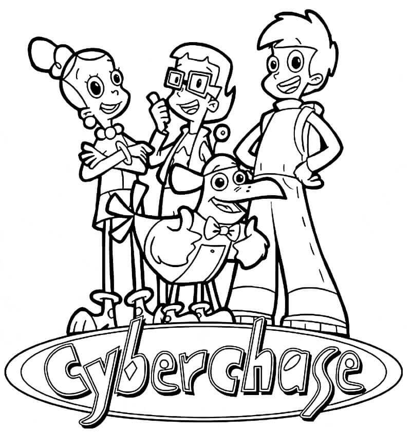 Dibujo de Cyberchase 3 para Colorear y Imprimir