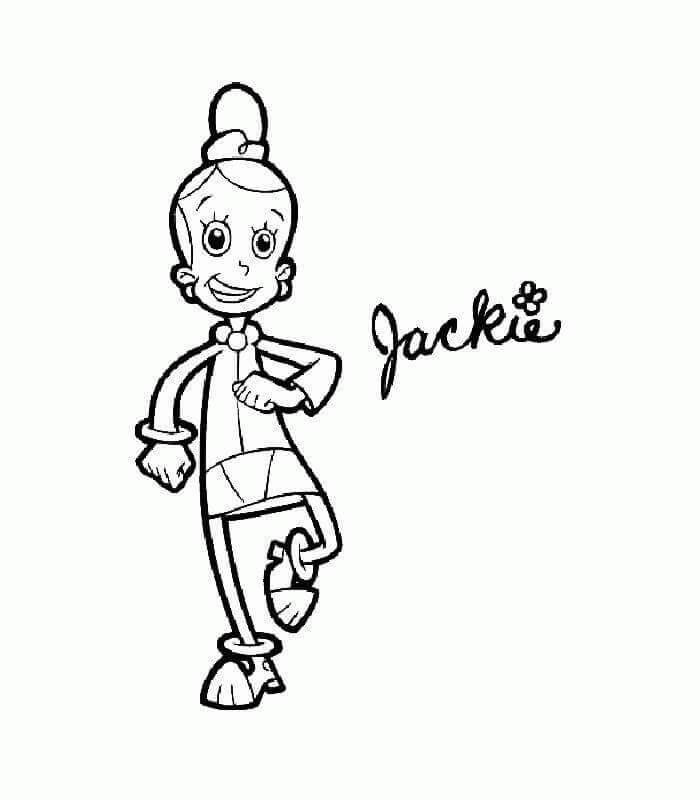 Dibujo de Jackie Cyberchase 1 para Colorear y Imprimir