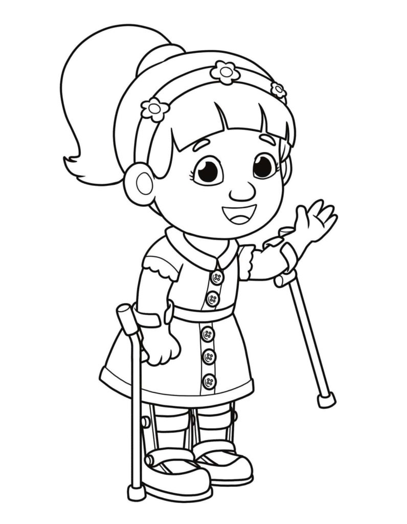 Dibujo de Chrissie para Colorear y Imprimir