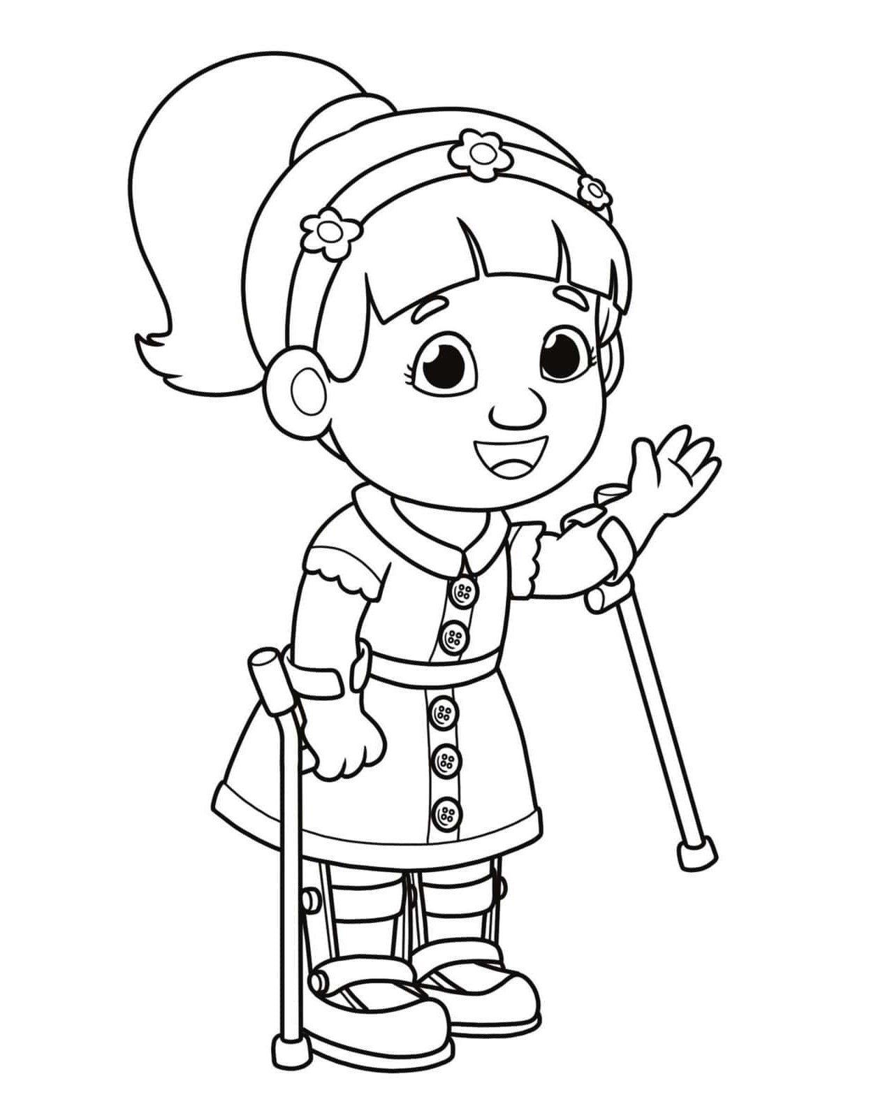 Dibujo de Chrissie para Colorear y Imprimir