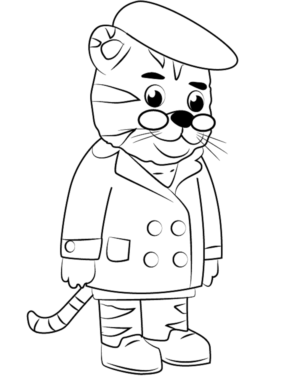 Daniel Tiger para Colorear